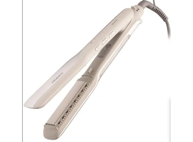 თმის გასასწორებელი Ardesto Hair straightener Pearl Cream, 50W, 140-230C, ceramics, beige