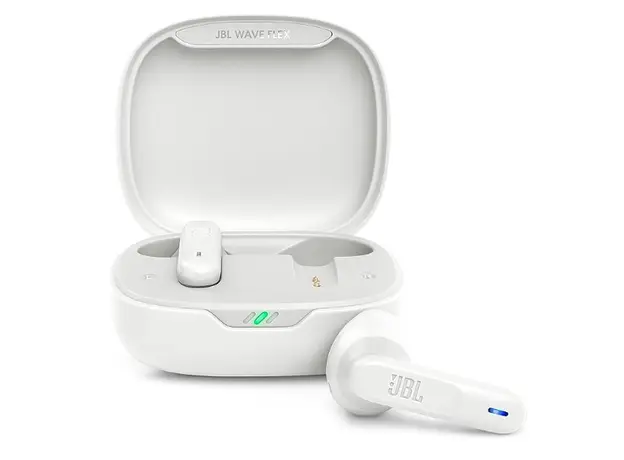 ყურსასმენი JBL WAVE FLEX TRUE WIRELESS NOISE CANCELLING EARBUDS WHITE