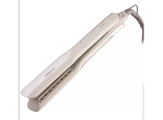 თმის გასასწორებელი Ardesto Hair straightener Pearl Cream, 50W, 140-230C, ceramics, beige, 4 image