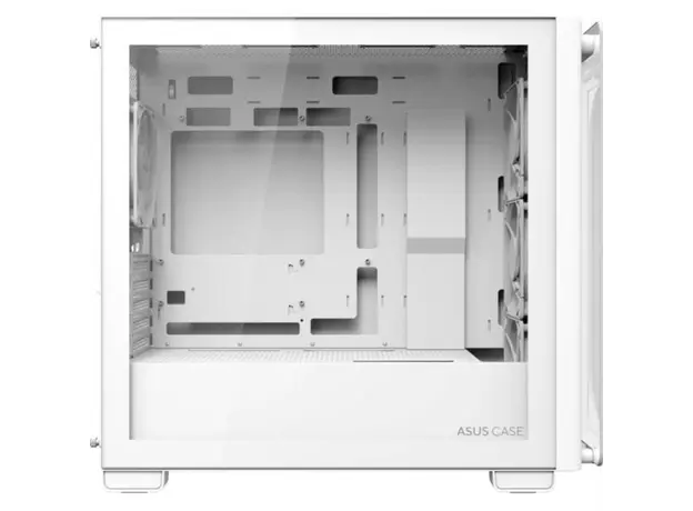 კომპიუტერის ქეისი ASUS A23 PLUS TG/ARGB FANS/WHT, 3 image