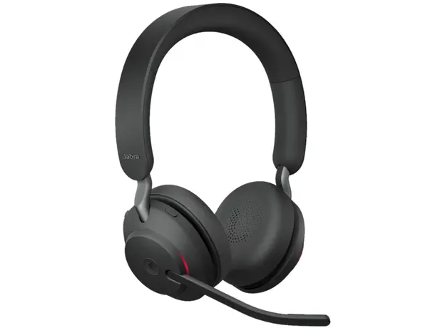 ყურსასმენი Jabra 26599-999-899 Evolve2 65 Link380c MS Stereo, Headset, Wireless, USB-C, BT, Black, 3 image