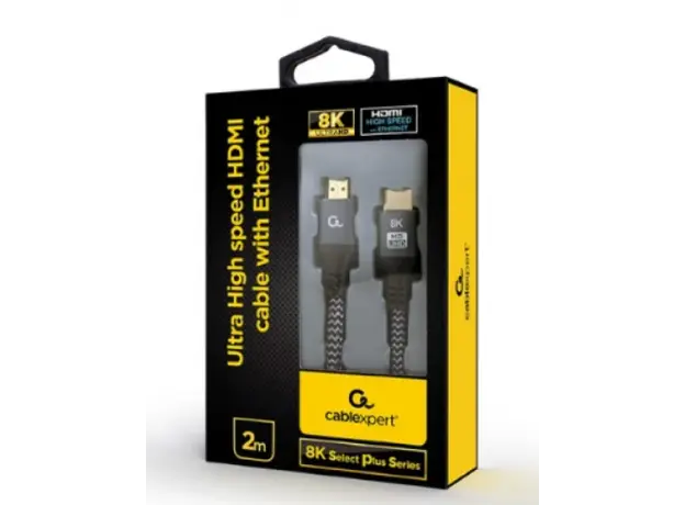 კაბელი Gembird CCB-HDMI8K-2M Ultra High speed HDMI cable with Ethernet 8K Select Plus Series 2 m, 2 image