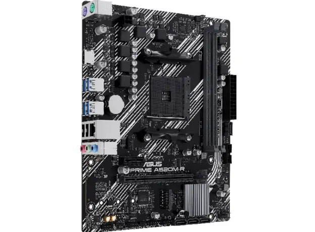 დედა დაფა ASUS Motherboard PRIME A520M-R sAM4 A520 2xDDR4 M.2 HDMI mATX, 2 image