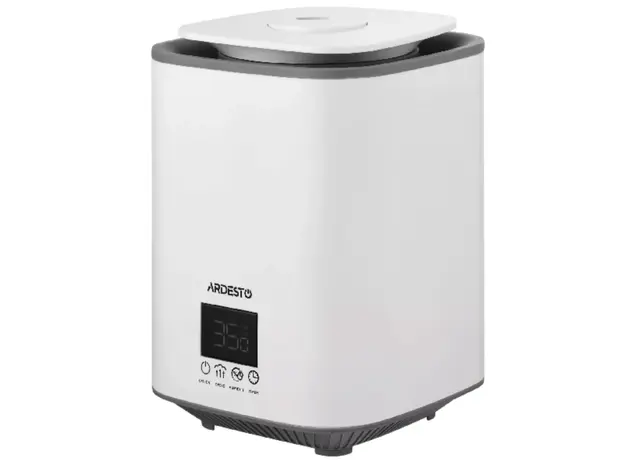 ჰაერის დამატენიანებელი ARDESTO Air humidifier ultrasonic, 25m2, 3.1l, 250ml/h, electric. steering, upper water bay, display, white, 2 image