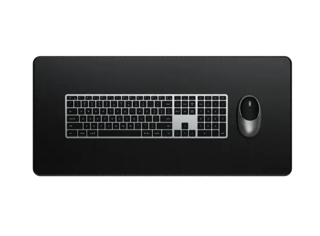 მაუსპადი SATECHI Vegan-Leather Premium Desk Mat (Black), 3 image