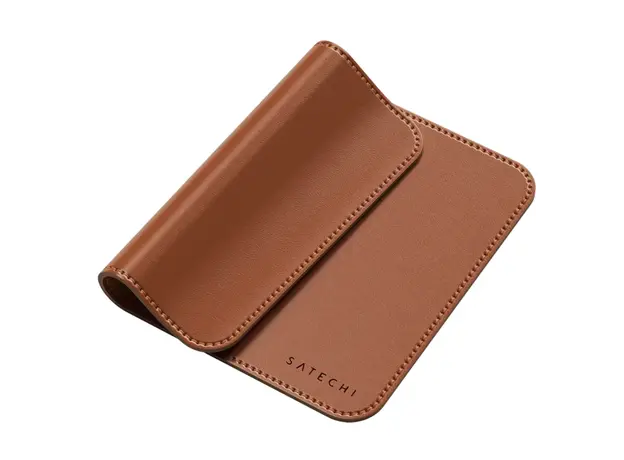 მაუსპადი SATECHI Vegan-Leather Premium Mouse Pad (Brown), 2 image