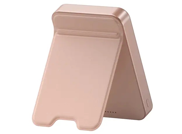 პორტატული დამტენი SATECHI Qi2 10K Magnetic Power Bank with Stand (Desert Rose), 6 image