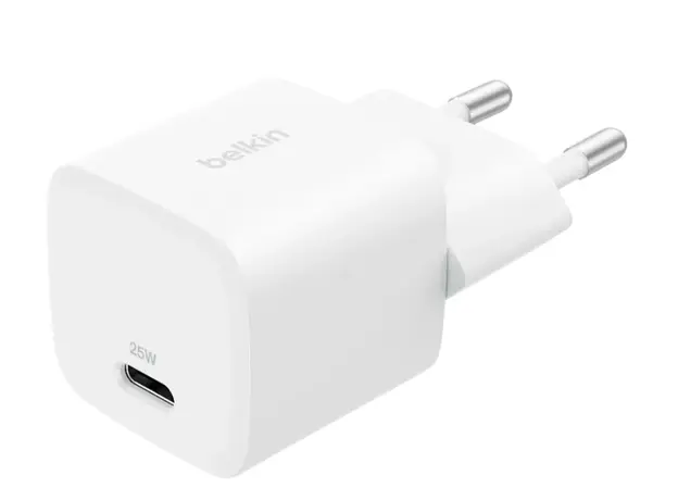 ადაპტერი BELKIN 25W USB-C PD WALL CHARGER WITH PPS, WHT