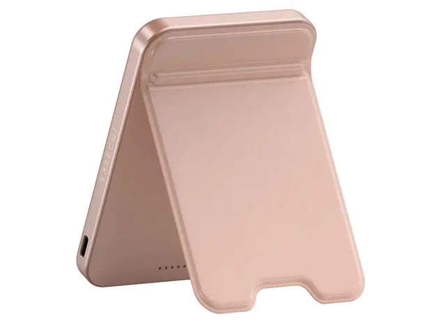 პორტატული დამტენი SATECHI Qi2 5K Magnetic Power Bank with Stand (Desert Rose), 3 image