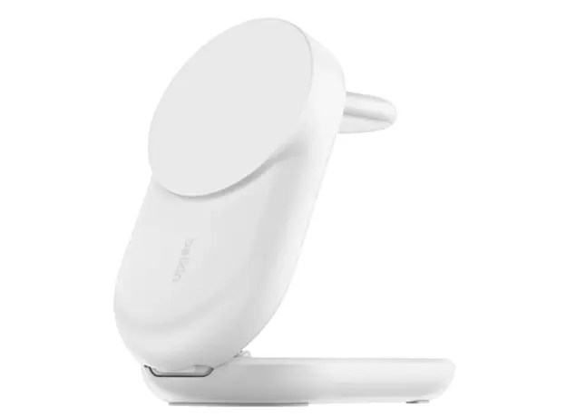 უსადენო დამტენი BELKIN 25w Qi2 3-IN-1 Foldable Charger, White, 4 image
