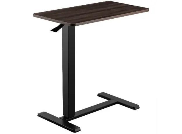 სათამაშო მაგიდა 2E Compact Desk CE710BD, height 71-106cm, gas lift, tabletop 71x40cm (dark wood), metal base (black)