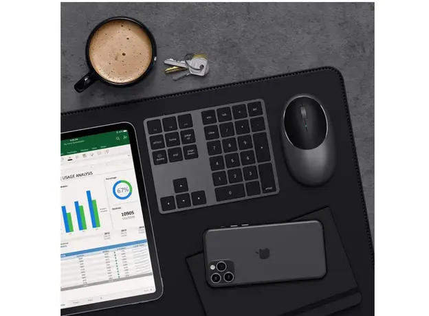 კლავიატურა SATECHI Aluminum Extended Keypad Space Gray, 5 image