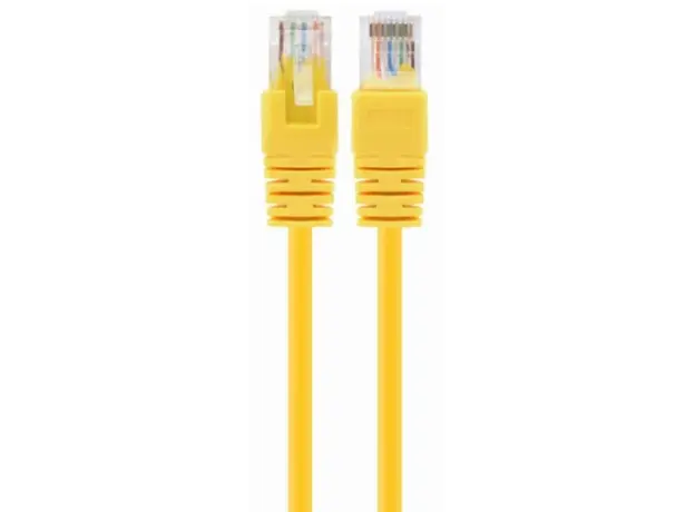 ქსელის კაბელი Gembird PP12-1M/Y Patch Cord UTP CAT5E 1m Yellow