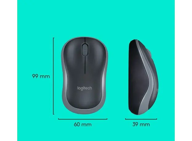 კლავიატურა და მაუსი LOGITECH MK270 Wireless Combo - BLACK - US INT'L - EER, 8 image