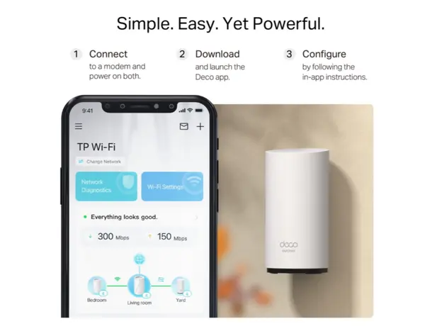 როუტერი TP-link Deco BE25-Outdoor(1-pack) BE3600 Outdoor/Indoor Mesh Wi-Fi 7 Unit, 5 image