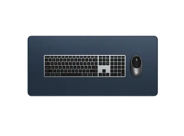 მაუსპადი SATECHI Vegan-Leather Premium Desk Mat (Blue), 3 image