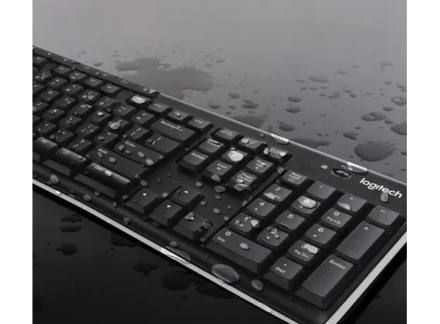 კლავიატურა და მაუსი LOGITECH MK270 Wireless Combo - BLACK - US INT'L - EER, 4 image