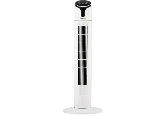 ვენტილატორი ARDESTO Column fan, 90см, 50Вт, remote control, display, black and white, 2 image