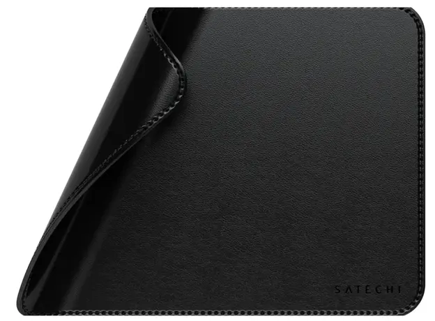 მაუსპადი SATECHI Vegan-Leather Premium Mouse Pad (Black), 2 image