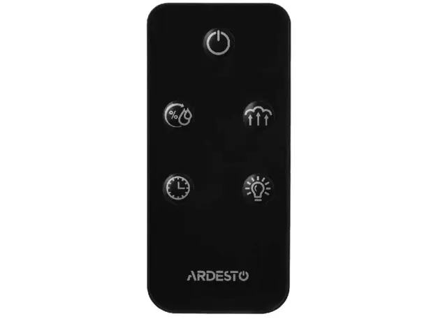 ჰაერის დამატენიანებელი ARDESTO Air humidifier ultrasonic, 30m2, 4l, 280ml/h, electric. control, remote control, top. water inlet, display, black, 3 image