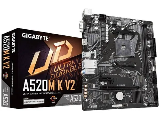 დედა დაფა GIGABYTE Motherbard A520M K V2 sAM4 A520 2xDDR4 M.2 HDMI mATX