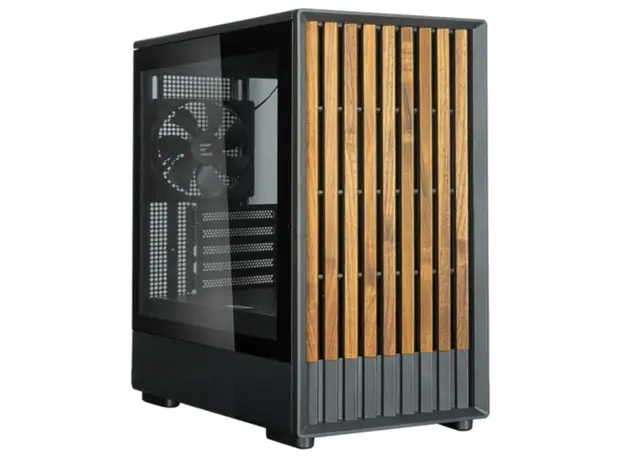 კომპიუტერის ქეისი Zalman PC case P10 Namu without PSU, 1xUSB3.0, 1xUSBType-C, 2x120mm, 1x120mm ARGB, VGA 340мм, LCS ready, TG Side Panel, mATX, black