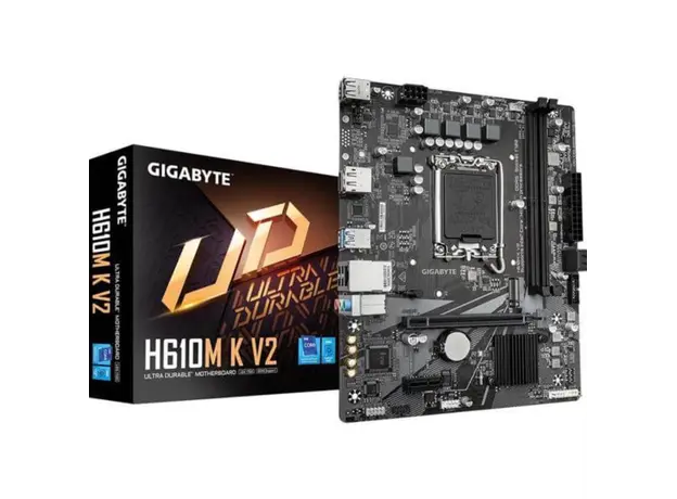 დედა დაფა GIGABYTE Motherboard H610M K V2 s1700 H610 2xDDR5 HDMI DP mATX