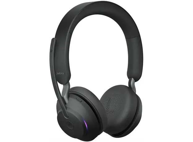 ყურსასმენი Jabra 26599-999-899 Evolve2 65 Link380c MS Stereo, Headset, Wireless, USB-C, BT, Black, 2 image