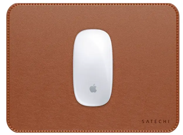 მაუსპადი SATECHI Vegan-Leather Premium Mouse Pad (Brown), 4 image