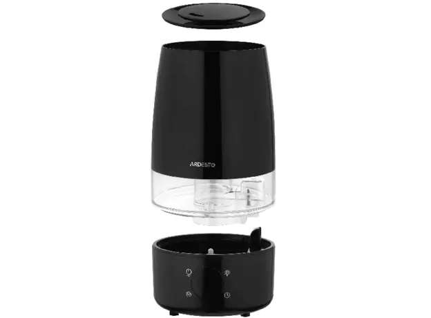 ჰაერის დამატენიანებელი ARDESTO Air humidifier ultrasonic, 30m2, 4l, 280ml/h, electric. control, remote control, top. water inlet, display, black