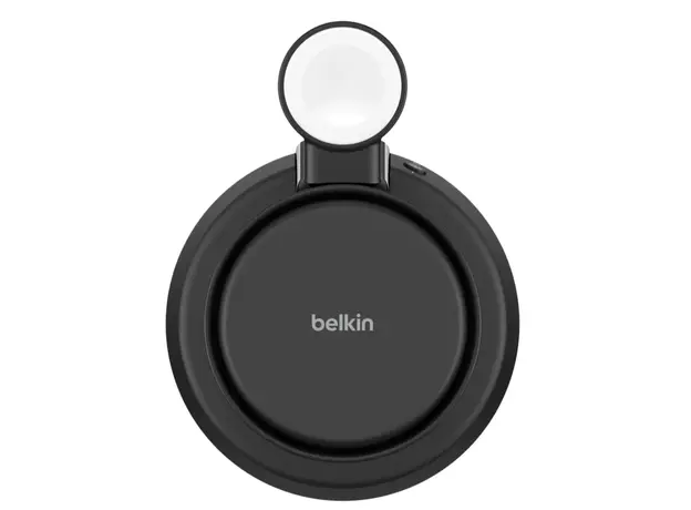 უსადენო დამტენი BELKIN 25w QI2 3-IN-1 Wireless Charging Stand, Black, 3 image