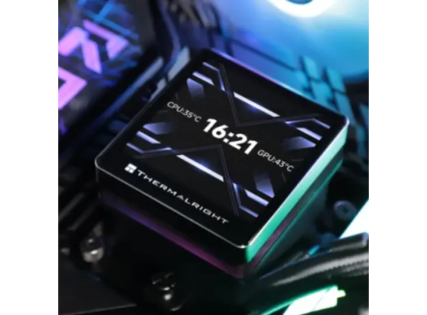 ქულერი THERMALRIGHT Grand Vision 360 ARGB BLACK CPU Universal Cooler, 4 image