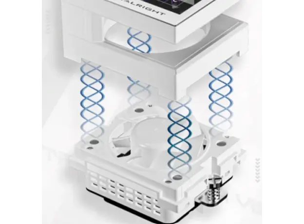 ქულერი THERMALRIGHT Stream Vision 360 WHITE CPU Universal Cooler, 4 image