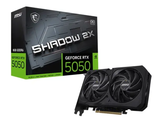 ვიდეო დაფა MSI GeForce RTX 5050 8G SHADOW 2X OC