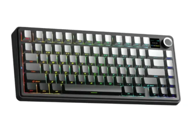კლავიატურა AULA F75MAX Gasket Wireless Mechanical Keyboard Gradient grey (Reaper Switch), 2 image