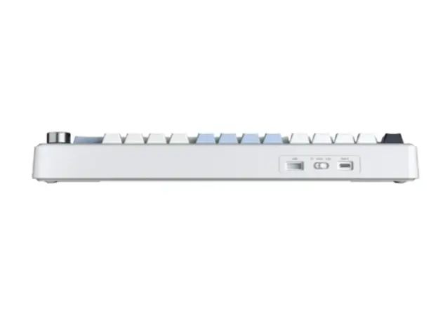 კლავიატურა AULA F75MAX Gasket Wireless Mechanical Keyboard Glacier Blue/White/Purple (Reaper Switch), 3 image