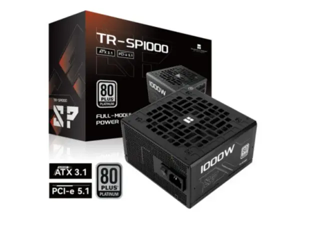 კვების ბლოკი THERMALRIGHT TR-SP1000 1000W 80 PLUS PLATINUM ATX 3.1 Full-Modular