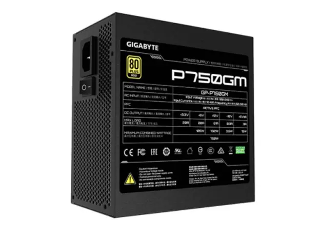 კვების ბლოკი Gigabyte GP-P750GM 750W 80 Plus Gold Modular Power Supply, 4 image