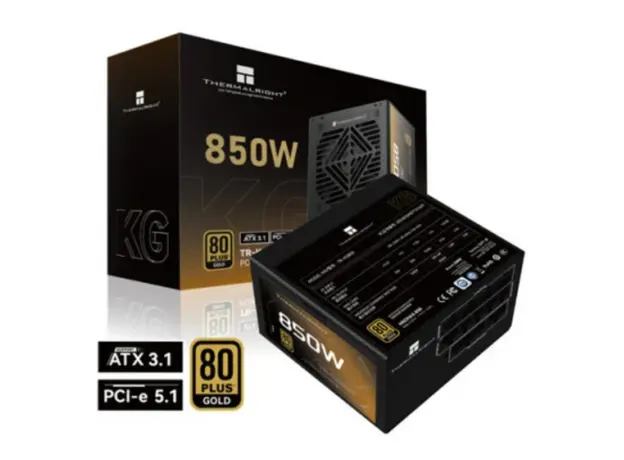კვების ბლოკი THERMALRIGHT TR-KG850 850W 80 PLUS GOLD ATX 3.1 Full-Modular