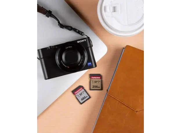 Memory Card Transcend TS256GSDC300S 256GB UHS-I U3 SD Card, 3 image