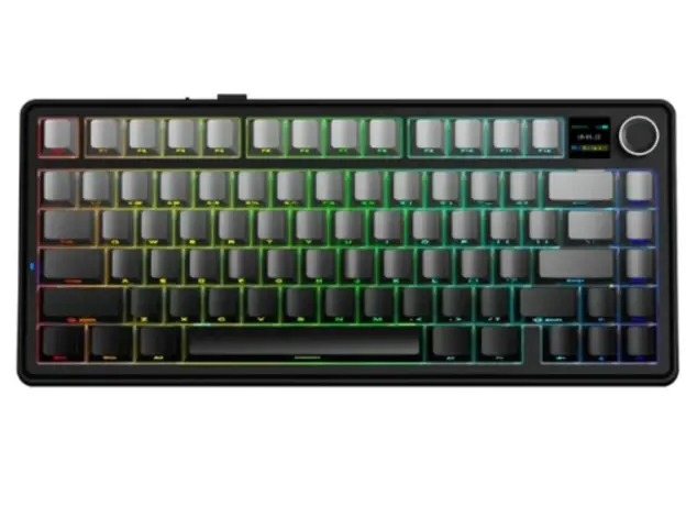 კლავიატურა AULA F75MAX Gasket Wireless Mechanical Keyboard Gradient grey (Reaper Switch)