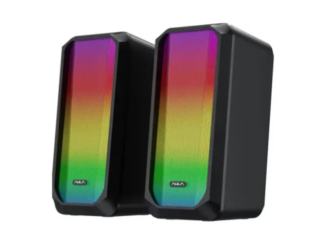 დინამიკი AULA N-600 RGB Gaming Desktop Speaker 6W Black