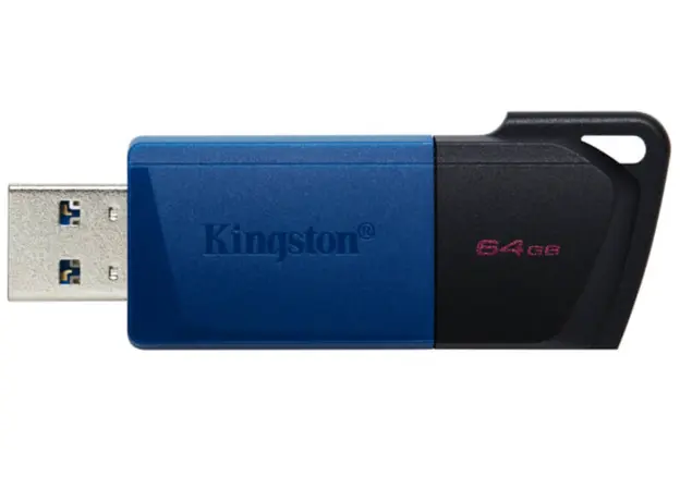 USB ფლეშ მეხსიერება Kingston DTXM/64GB SB 3.2 Type-A Gen1 DT Exodia M Black Blue, 2 image