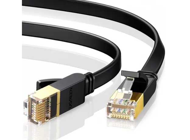 ქსელი კაბელი UGREEN NW106 (11263), CAT7 Patch Cord LAN Cable, 5m, Black
