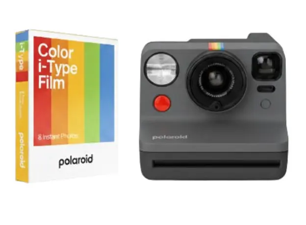 ფირის ფოტოაპარატი Polaroid Now Generation 3 Bundle Color Film (8 Photos) Black