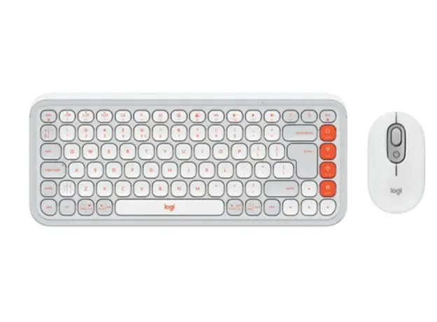 კლავიატურა და მაუსი Logitech Pop Icon Combo L920-013141 White