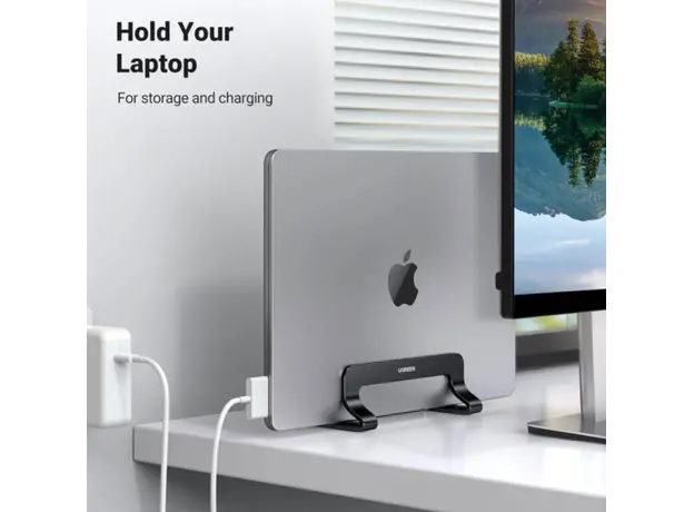 ნოუთბუქის სადგამი UGREEN LP258 (25706), Vertical Laptop Stand, Space Saver, 3 image