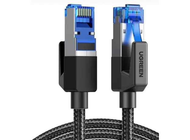 ქსელის კაბელი UGREEN NW153 (30800), CAT8 Patch Cord LAN Cable, 20m, Black
