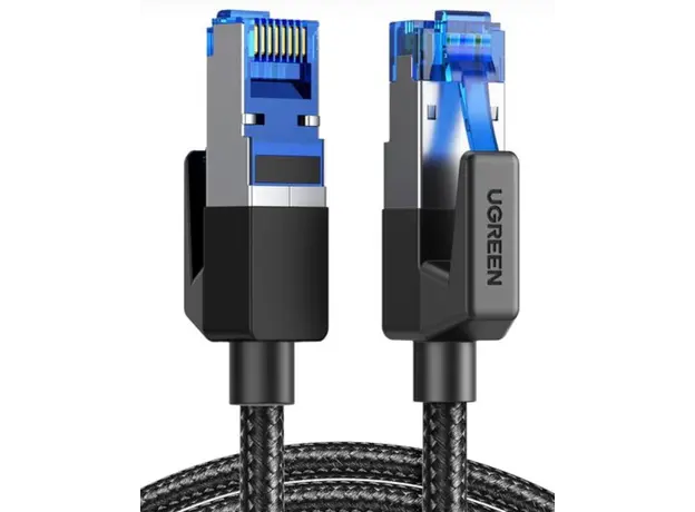 ქსელის კაბელი UGREEN NW153 (30799), CAT8 Patch Cord LAN Cable, 15m, Black