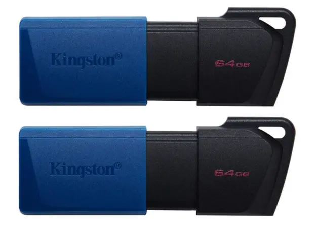 USB ფლეშ მეხსიერება Kingston DTXM/64GB SB 3.2 Type-A Gen1 DT Exodia M Black Blue